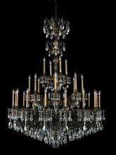 Schonbek 1870 5688-83H - Milano 28 Light 120V Chandelier in Florentine Bronze with Heritage Handcut Crystal