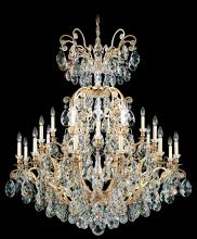 Schonbek 1870 3774-51S - Renaissance 25 Light 120V Chandelier in Black with Crystals from Swarovski®