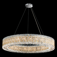 Schonbek 1870 RS8350N-51S - Sarella 27 Light 120V Pendant in Black with Clear Crystals from Swarovski