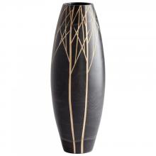 Cyan Designs 06024 - Onyx Winter Vase Black - Large