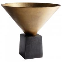 Cyan Designs 08907 - Mega Vase Black Bronze And Antique Brass - Medium