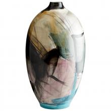 Cyan Designs 09885 - Carmen Vase #2 Multi Colored Blue
