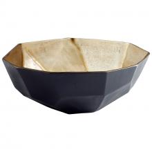 Cyan Designs 10623 - Radia Bowl Matte Black And Gold - Medium