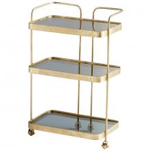 Cyan Designs 10766 - Taverna Bar Cart Antique Brass
