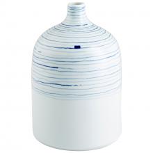 Cyan Designs 10803 - Whirlpool Vase Blue And White - Medium
