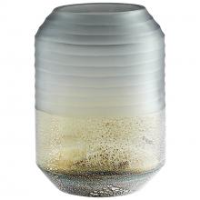 Cyan Designs 11103 - Alchemy Vase Grey And Guilded Silver - Medium