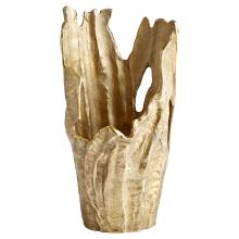 Cyan Designs 11156 - Pyroclastic Monochrome Vase - Gold - Medium