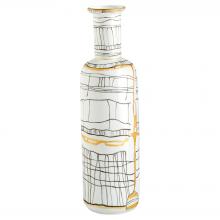 Cyan Designs 11430 - Lindus Vase Black & White - Medium