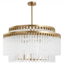 Cyan Designs 11628 - Nobel 12-Light Chandelier - Aged Brass