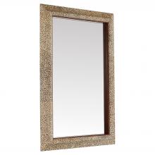 Cyan Designs 12134 - Gaborone Mirror Off White Brown Walnut