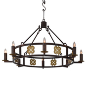 Santangelo Lighting & Design CH-GLDCRST - Golden Crest Chandelier