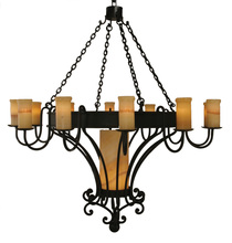 Santangelo Lighting & Design CH-TRV-LG - Trevi Chandelier Large - Bronze Finish