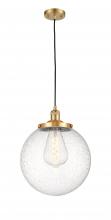 Innovations Lighting 201C-SG-G204-14 - Beacon - 1 Light - 14 inch - Satin Gold - Cord hung - Mini Pendant