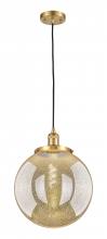 Innovations Lighting 201C-SG-G208-14 - Beacon - 1 Light - 14 inch - Satin Gold - Cord hung - Mini Pendant