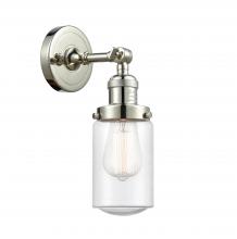 Innovations Lighting 203-PN-G314 - Dover - 1 Light - 5 inch - Polished Nickel - Adjustable Sconce