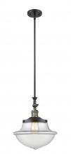 Innovations Lighting 206-BAB-G542 - Oxford - 1 Light - 12 inch - Black Antique Brass - Stem Hung - Adjustable Mini Pendant