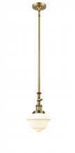 Innovations Lighting 206-BB-G531 - Oxford - 1 Light - 7 inch - Brushed Brass - Stem Hung - Adjustable Mini Pendant
