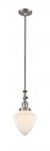 Innovations Lighting 206-SN-G661-7 - Bullet - 1 Light - 7 inch - Brushed Satin Nickel - Stem Hung - Adjustable Mini Pendant