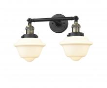 Innovations Lighting 208-BAB-G531 - Oxford - 2 Light - 17 inch - Black Antique Brass - Adjustable Bath Vanity Light