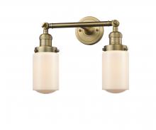 Innovations Lighting 208-BB-G311 - Dover - 2 Light - 14 inch - Brushed Brass - Adjustable Bath Vanity Light