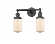 Innovations Lighting 208-OB-G311 - Dover - 2 Light - 14 inch - Oil Rubbed Bronze - Adjustable Bath Vanity Light
