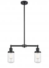 Innovations Lighting 209-OB-G312 - Dover - 2 Light - 21 inch - Oil Rubbed Bronze - Stem Hung - Adjustable Island Light