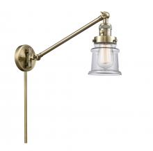Innovations Lighting 237-AB-G182S-LED - Canton - 1 Light - 8 inch - Antique Brass -Adjustable Swing Arm