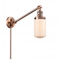 Innovations Lighting 237-AC-G311 - Dover - 1 Light - 5 inch - Antique Copper -Adjustable Swing Arm