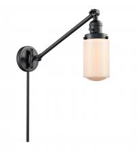 Innovations Lighting 237-BK-G311 - Dover - 1 Light - 5 inch - Matte Black -Adjustable Swing Arm