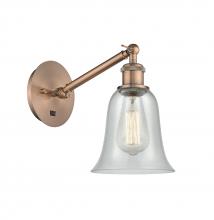 Innovations Lighting 317-1W-AC-G2812 - Hanover - 1 Light - 6 inch - Antique Copper - Adjustable Sconce