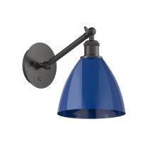 Innovations Lighting 317-1W-OB-MBD-75-BL - Plymouth - 1 Light - 8 inch - Oil Rubbed Bronze - Adjustable Sconce