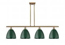 Innovations Lighting 516-4I-BB-MBD-9-GR - Plymouth - 4 Light - 48 inch - Brushed Brass - Cord hung - Island Light
