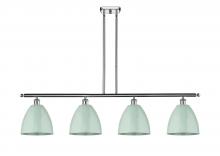 Innovations Lighting 516-4I-PC-MBD-9-SF - Plymouth - 4 Light - 48 inch - Polished Chrome - Cord hung - Island Light