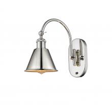 Innovations Lighting 518-1W-PN-M8 - Smithfield - 1 Light - 7 inch - Polished Nickel - Adjustable Swing Arm