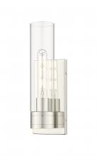 Innovations Lighting 617-1W-PN-G617-11CL - Boreas - 1 Light - 5 inch - Polished Nickel - Sconce