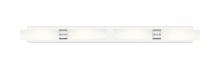 Innovations Lighting 617L-4W-PC-G617-11SWH - Boreas - 4 Light - 51 inch - Polished Chrome - Bath Vanity Light
