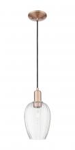 Innovations Lighting 716-1P-AC-G457-6CL - Preston - 1 Light - 6 inch - Antique Copper - Cord hung - Mini Pendant