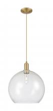 Innovations Lighting 716-1P-BB-G124-14 - Athens - 1 Light - 14 inch - Brushed Brass - Cord hung - Mini Pendant