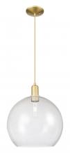 Innovations Lighting 716-1P-SG-G124-14 - Athens - 1 Light - 14 inch - Satin Gold - Cord hung - Mini Pendant