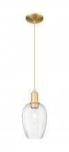 Innovations Lighting 716-1P-SG-G457-6CL - Preston - 1 Light - 6 inch - Satin Gold - Cord hung - Mini Pendant