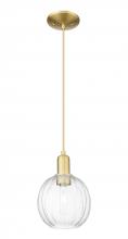 Innovations Lighting 716-1P-SG-G458-7CL - Preston - 1 Light - 6 inch - Satin Gold - Cord hung - Mini Pendant