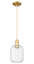 Innovations Lighting 716-1P-SG-G460-7CL - Preston - 1 Light - 6 inch - Satin Gold - Cord hung - Mini Pendant