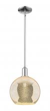 Innovations Lighting 716-1S-PC-G128-10 - Athens - 1 Light - 10 inch - Polished Chrome - Stem hung - Mini Pendant