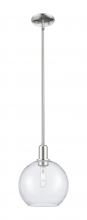 Innovations Lighting 716-1S-PN-G124-10 - Athens - 1 Light - 10 inch - Polished Nickel - Stem hung - Mini Pendant