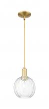 Innovations Lighting 716-1S-SG-G458-7CL - Preston - 1 Light - 6 inch - Satin Gold - Mini Pendant