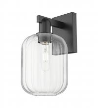 Innovations Lighting 716-1W-BK-G460-7CL - Preston - 1 Light - 6 inch - Matte Black - Sconce