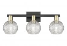 Innovations Lighting 716-3W-BAB-G122C-6CL - Athens - 3 Light - 25 inch - Black Antique Brass - Bath Vanity Light