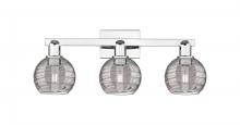 Innovations Lighting 716-3W-PC-G1213-6SM - Athens Deco Swirl - 3 Light - 26 inch - Polished Chrome - Bath Vanity Light