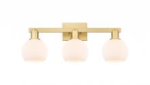Innovations Lighting 716-3W-SG-G121-6 - Athens - 3 Light - 25 inch - Satin Gold - Bath Vanity Light