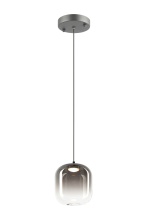 Matteo Lighting C37401MBSM - Refrax Matte Black Pendant